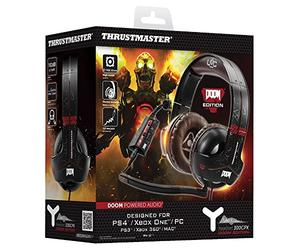 Thrustmaster - Casque Gaming Y-300CPX DOOM Edition - Son optimisé pour DOOM - Compatible PC/PS3/PS4/Xbox One/Xbox 360