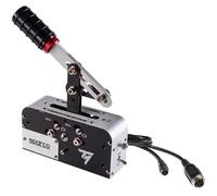 Thrustmaster TSS Handbrake Sparco Mod Frein à main PC,PlayStation 4,Xbox One Analogique Noir, Acier inoxydable