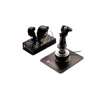 Thrustmaster HOTAS Warthog Joystick PC/PS3 Noir - Réplique A-10C, 19 Boutons, H.E.A.R.T, Double Manette des Gaz, Panneau Contrôle Rétroéclairé
