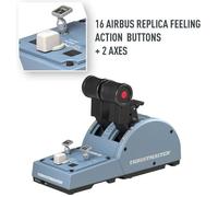 Thrustmaster TCA Quadrant Airbus Edition Noir, Bleu simulation de vol PC