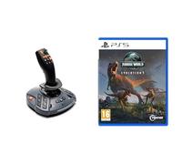 Thrustmaster SimTask FarmStick Joystick Simulation Agricole PS5 PC 33 Boutons Action Capteurs Magnétiques H.E.A.R.T Farming Simulator 25 Ambidextre + Jurassic World PS5