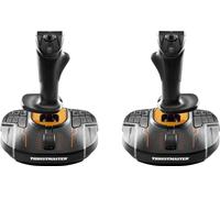Thrustmaster Joystick T.16000M Space Sim Duo pour simulateur de vol PC Noir/Orange