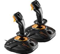 Thrustmaster T.16000M FCS SPACE SIM DUO Joystick PC Analogique/Numérique USB Noir, Orange