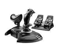Thrustmaster T.Flight Full Kit X - Manette de vol, accélérateur et pédales de direction haute précision pour Xbox Series X|S, Xbox One et PC