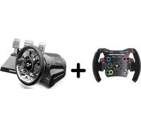 Thrustmaster T-GT II Volant + 3 Pédales + Volant Open Wheel Add-On - Sans Pied -