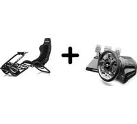 Thrustmaster T-GT II Volant de Course + 3 Pédales + Playseat Trophy