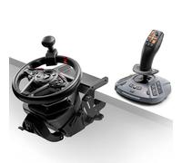 Thrustmaster T128 SimTask Farming Pack - Pack Simulation Agricole Complet PS5 & PC - Volant T128, Joystick FarmStick & Support - Précision H.E.A.R.T - Idéal pour Farming Simulator - Noir