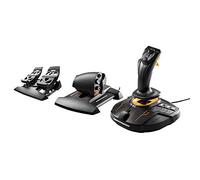 Thrustmaster T16000M FCS Pack de vol - Système de contrôle de vol complet avec joystick, pédales d'accélérateur et de direction, doté de la technologie HEART HallEffect AccuRate pour PC