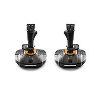 Thrustmaster T16000M FCS Space Sim Duo - Joystick Simulation de Combat - PC | Deux joysticks, effet Hall, 32 boutons programmables, ergonomie optimisée, manette des gaz intégrée, ambidextre