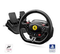 Thrustmaster T98 Ferrari 296 GTB Edition - Volant de Course Officiel Ferrari pour PS5, PS4 et PC - Système Bungee Cord (Résistance Linéaire) & Recentrage Automatique - Pack Pédalier 2 Pédales Inclus
