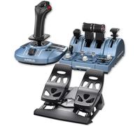 Thrustmaster TCA Captain Pack X Airbus Edition + TFRP Rudder Pedals - Pack Simulation de Vol Complet pour Xbox Series X|S & PC - Répliques Airbus A320neo
