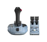 Thrustmaster TCA Officer Pack Airbus Edition - Joystick USB Analogique/Numérique PC - 12 Boutons Programmables - HEARTH - Compatible Windows - Référence 2960842