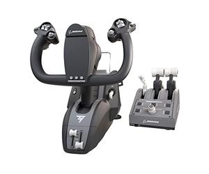 Thrustmaster TCA Yoke Pack Boeing Edition - Yoke & Quadrant - XBOX & PC | Répliques ergonomiques 1:1 du 787 Dreamliner, équipement de simulation de vol, mouvement pendulaire, commandes emblématiques