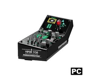 Thrustmaster Viper Panel - Panneau de Commande Cockpit PC, Licence US Air Force, Rétroéclairé, 43 Boutons d'Action Métal, Train & Trim, Simulation de Vol, Utilisation Autonome ou avec Viper TQS