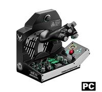 Thrustmaster Viper TQS Mission Pack - Quadrant de gaz PC | Réplique 1:1, 64 boutons, 6 axes, Hall 16 bits, panneau échange à chaud, mini-manches, chaff et flare