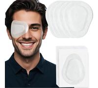 THSIREE Lot de 20 patchs adhésifs pour les yeux pour adultes, cache-œil médical, jetables, respirants, pour amblyopie, œil paresseux, sans latex, pour adultes et hommes, grande taille 9,9 x 6,1 cm
