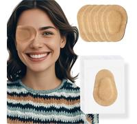 THSIREE Lot de 20 patchs adhésifs pour les yeux pour adultes, cache-œil médical, jetables, respirants, pour amblyopie, œil paresseux, sans latex, taille standard 8,4 x 7,6 cm, couleur chair