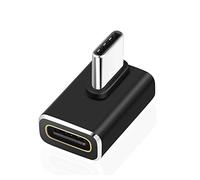 Thsucords Adaptateur USB C 90 Degrés, USB de Type C 3.2 Gen2 100W 20 Gbit/s Mâle vers Femelle, Extension vidéo 4K@60Hz pour Steam Deck, Switch, MacBook