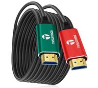Thsucords Câble HDMI à Fibre Optique 4K 5M, Câble HDMI 2.0 Compatible UHD 4K @ 60 Hz HDR/18 Gbit/s/4:4:4/3D/ARC/HEC/pour RTX 3080/3090 Xbox Series X PS5 Denon AV Récepteur LG Samsung Sony TV