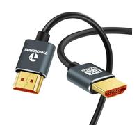 Thsucords Extra Slim 8K 4K Câble HDMI 0,5M, Ultra Fins Flexibles HDMI 2.1 Souple et haute vitesse 4K@120Hz 8K@60Hz 48gbps compatible Roku tv/HDTV/PS5/Blu-ray