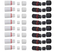 ThtRht Lot de 16 Capuchons de Protection étanches RJ45 pour extérieur Ethernet résistant aux intempéries pour combineur, répartiteur, Adaptateur injecteur, kit de caméra de sécurité réseau IP