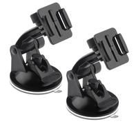 ThtRht Lot de 2 supports à ventouse pour caméra d'action avec boucle à dégagement rapide pour caméra sous-marine GoPro Hero Fusion DJI Osmo pare-brise pare-brise kayak véhicule vitre