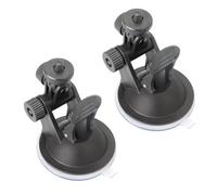 ThtRht Lot de 2 supports à ventouse pour caméra embarquée avec filetage 1/4 pour pare-brise de voiture, GPS, caméscope, caméscope, enregistreur vidéo