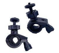 ThtRht Lot de 2 supports de caméra de vélo avec vis de 6,35 mm pour Insta360 GoPro AKASO DJI Phone DSLR Flash Light GPS écran haut-parleur vélo moto Trike Bar