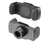 ThtRht Lot de 2 supports de téléphone à clipser - Connecteur à rotule de rechange - Tête rotative de 17 mm avec écrou fixe pour chargeur sans fil de voiture - Anneau de serrage pour selfie