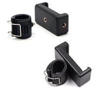 ThtRht Lot de 2 supports de téléphone pour perche à selfie - Support de téléphone pour GoPro - Perche à selfie - Portable - Poignée Vlog - Poignée pour caméra d'action - Trépied télescopique