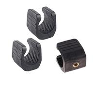 ThtRht Lot de 3 supports de lampe de poche avec filetage de 6,35 mm en forme de U pour lampe de poche, trépied monopode M6 - Interface écrou pour vélo et pêche de nuit