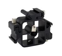 ThtRht Support d'extension de griffe pour appareil photo, triple fentes réglables, adaptateur d'extension avec douille à vis 1/4 pour flash LED, caméscope, caméscope DSLR, microphone, moniteur de