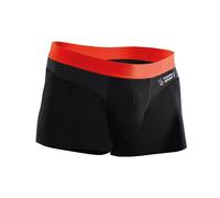 Thuasne - Boxer de Sport Homme Tech Confort - Coutures Plates - Réduction des Frottements - Tissu Aéré, Léger et Souple - Maintien du Haut des Cuisses - Noir, L