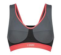 Thuasne - Brassière de Sport Activ Sport Bra - Maintien Léger/Normal - Adaptée pour Sports à Impact Léger - Confort et Légèreté - Tissu Aéré, Haute Respirabilité - Gris, Taille 90D