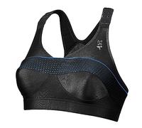 Thuasne - Brassière de Sport Top' Strap X-Back - Maintien Fort, Extrême - Adaptée pour Sports à Fort Impact - Bande de Maintien Brevetée - Bretelles Matelassées Réglables - Taille 95 E - Noir