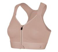 Thuasne - Brassière de Sport Zippée Eaz'ip Evolution - Maintien Fort, Extrême - Adaptée pour Sports à Fort Impact - Fermeture par l'avant - Bretelles Matelassées Réglables - Taille 95 B, Chair