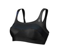 Thuasne - Brassière de Sport Top' Strap Original - Maintien Supérieur - Adaptée pour Sports à Impact Modéré - Bande de Maintien Brevetée - Bretelles Matelassées - Noir, 90 D