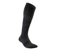 Thuasne - Chaussettes Longues de Récupération UP RECOVERY - Compression Dégressive de la Cheville vers le Mollet - Fabriquées en France - Noir, 39-42, M, Normal