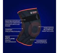 Thuasne Genouillere Ligamentaire Renforcee Noir - Nos chevillères, genoullières et strapping XL