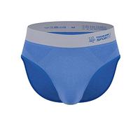 Thuasne - Slip de Sport Homme Seamless - sans Couture - Réduction des Frottements - Slip Technique, Léger et Respirant - Bleu, M