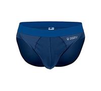 Thuasne - Slip de Sport Homme Tech Confort - Coutures Plates - Réduction des Frottements - Tissu Aéré, Fin et Souple - Darkblue, L