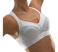 Thuasne - Soutien-Gorge de Sport Polyvalent Power'Up 2 - Maintien Modulable Supérieur ou Extrême - Bretelles Ajustables Selon l'Intensité du Sport - Tissu Aéré, Enfilage Facile - Blanc, 85B