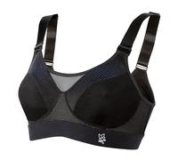 Thuasne - Soutien-Gorge de Sport Polyvalent Power'Up - Maintien Modulable Supérieur ou Extrême - Bretelles Ajustables Selon l'Intensité du Sport - Tissu Aéré, Enfilage Facile - Noir, Taille [95 C]