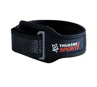 Thuasne Sport - Bandeau de Serrage IT Band - Syndrome de l'Essuie-Glace - Compression Ajustable - Système Auto-Agrippant - Dispositif Médical CE - Taille Unique, Noir