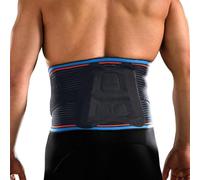 Thuasne Sport - Ceinture de Soutien Lombaire - Lombalgie, Entorse Discale/Lombaire, Mal de Dos - Baleines Dorsales et Abdominales - Indice de Maintien 3/3 - Dispositif Médical CE