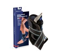 Thuasne Sport - Chevillère Stabilisatrice Boa - Chevillère Stabilisatrice Rigide - Entorse Sévère, Tendinopathie, Genou Instable - Indice de maintien 3/3 - Dispositif Médical CE - Bleu, L