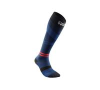 Thuasne - Up Activ Compression Socks High - Chaussettes de compression Noir / Bleu Foncé / Rouge - M / 35 - 38