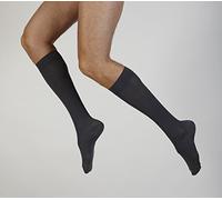 THUASNE VENOFLEX ELEGANCE - Chaussette de Compression Homme - Classe 2, Taille 4, Long - Gris