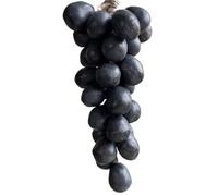THUCHENYUC Savon Au Raisin sur Une Corde, Savons Faits À La Main en Forme De Raisin Savon Au Raisin for Le Lavage du Visage Savons Artisanaux Naturels À Froid for Le Visage, Le Corps(Black)