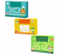 THUCHENYUC Scribble Smart Workbook, Scribble Smart Reusable Workbook Fast-Track Young Minds Little Curious Minds Scribblesmart(All Level)